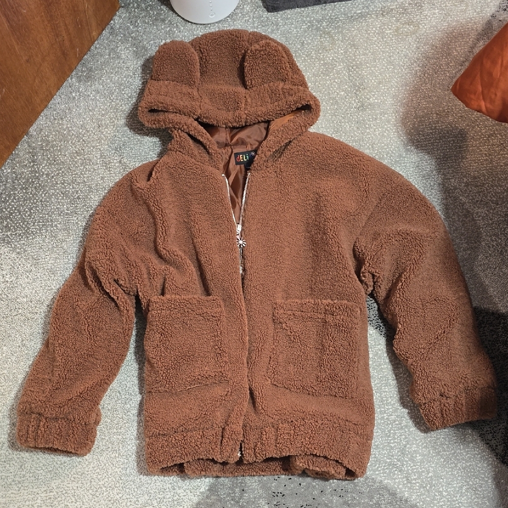 dELiA*s Bear In Mind Fuzzy Jacket